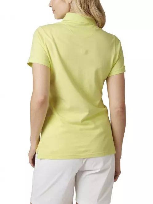 Helly Hansen W Crew Pique 2 Polo női galléros póló sárga színben 3