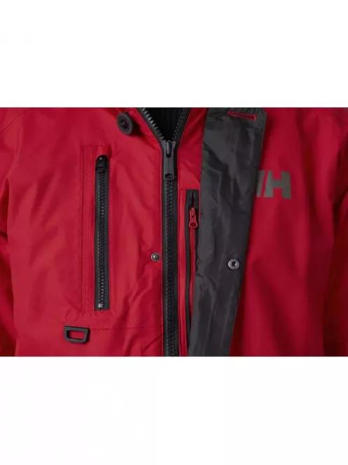 Helly Hansen Svalbard Parka férfi télikabát piros színben 5