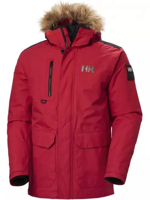 Helly Hansen Svalbard Parka férfi télikabát piros színben 6