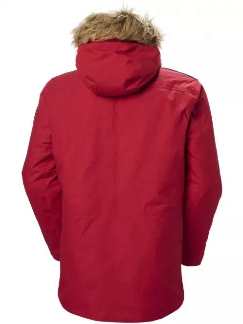 Helly Hansen Svalbard Parka férfi télikabát piros színben 7
