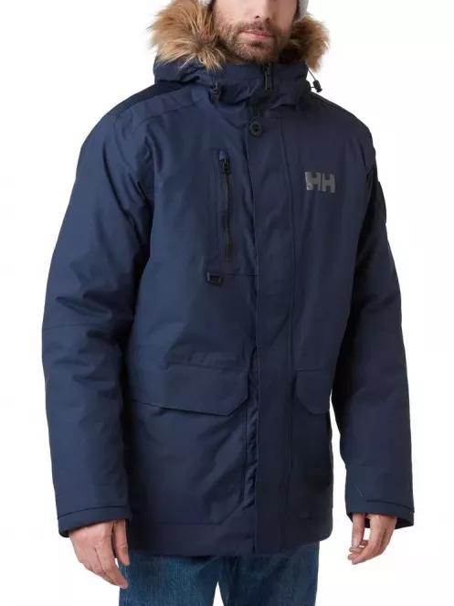 Helly Hansen Svalbard Parka férfi télikabát sötétkék színben 2