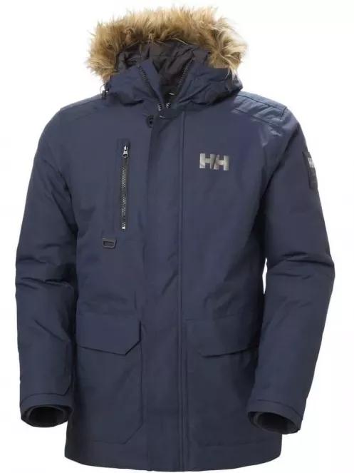 Helly Hansen Svalbard Parka férfi télikabát sötétkék színben 4