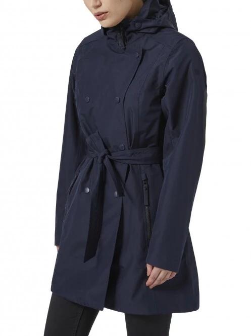 Helly Hansen W Welsey Ii Trench női esőkabát sötétkék színben 2