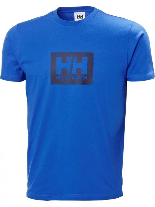Helly Hansen Hh Box T férfi rövid ujjú póló kék színben 5