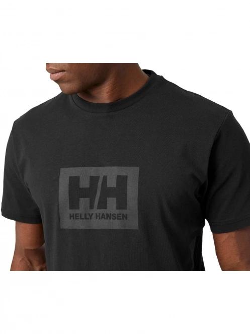 Helly Hansen Hh Box T férfi rövid ujjú póló fekete színben 4