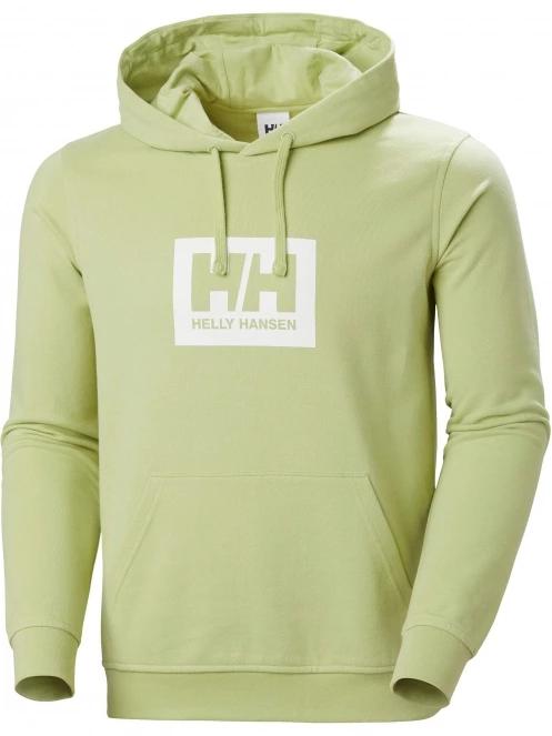 Helly Hansen Hh Box Hoodie férfi kapucnis pulóver zöld színben 6