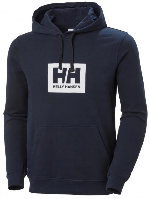 Helly Hansen Hh Box Hoodie férfi kapucnis pulóver sötétkék színben 6