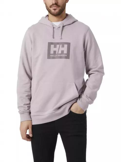 Helly Hansen Hh Box Hoodie férfi kapucnis pulóver lila színben 2