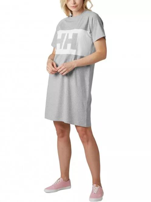 Helly Hansen W Active T-Shirt Dress női ruha szürke színben 2
