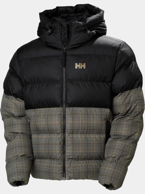 Helly Hansen Oslo Graphic Puffy férfi átmeneti kabát barna színben 7