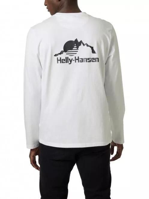 Helly Hansen Yu20 Ls T-Shirt férfi hosszú ujjú póló fehér színben 3