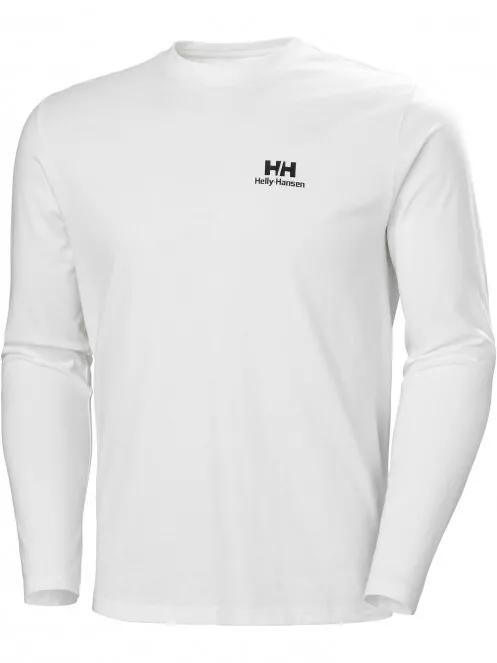 Helly Hansen Yu20 Ls T-Shirt férfi hosszú ujjú póló fehér színben 4