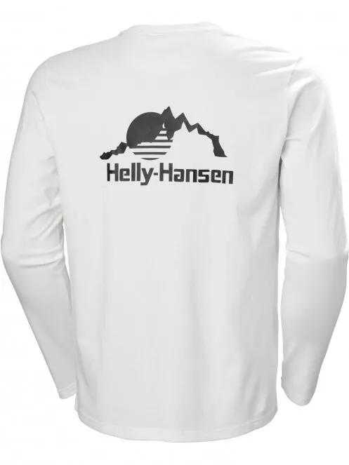 Helly Hansen Yu20 Ls T-Shirt férfi hosszú ujjú póló fehér színben 5