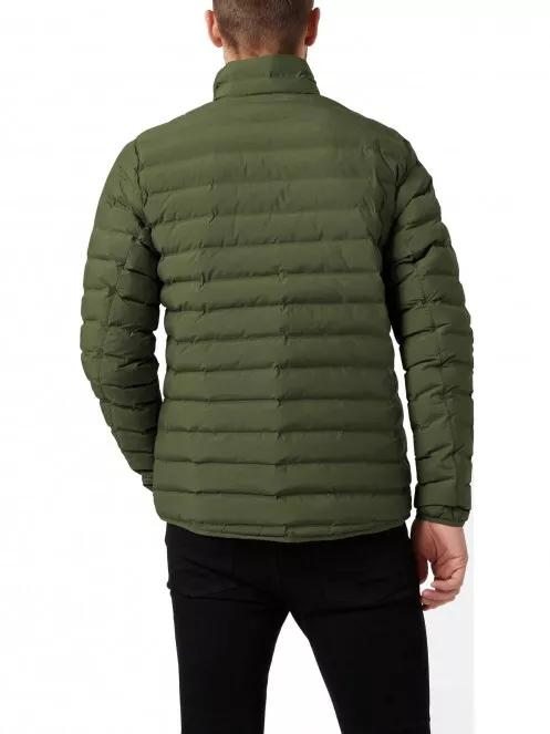 Helly Hansen Mono Material Insulator férfi utcai kabát oliva színben 3