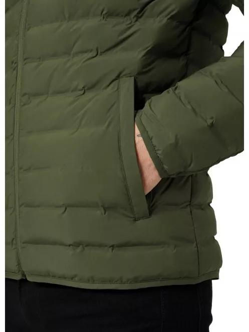Helly Hansen Mono Material Insulator férfi utcai kabát oliva színben 6