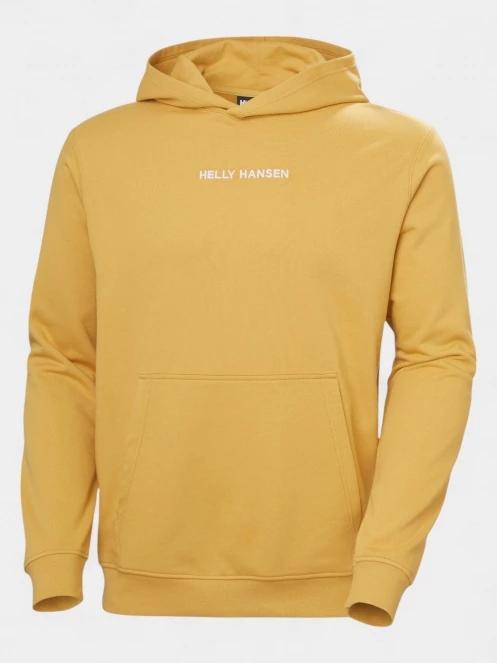 Helly Hansen Core Hoodie férfi kapucnis pulóver sárga színben 6