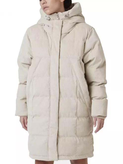 Helly Hansen W Jpn Quilted Coat női télikabát homok színben 2