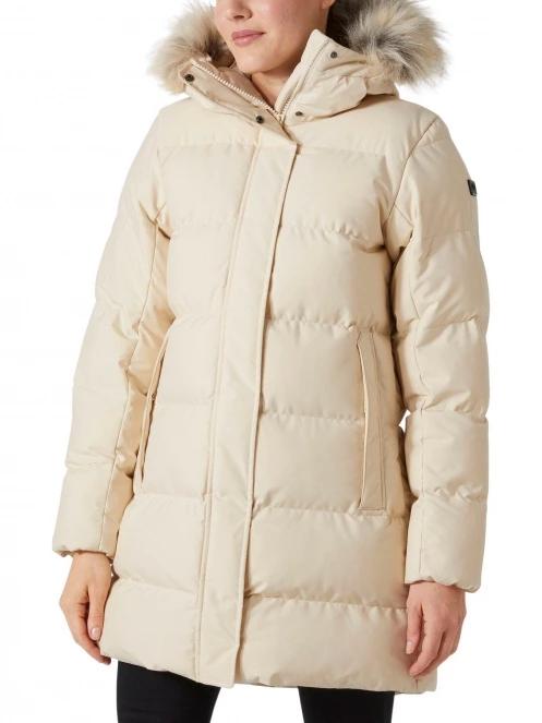 Helly Hansen W Blossom Puffy Parka női télikabát szürke színben 2