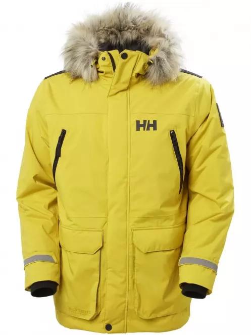 Helly Hansen Reine Parka férfi télikabát sárga színben 6