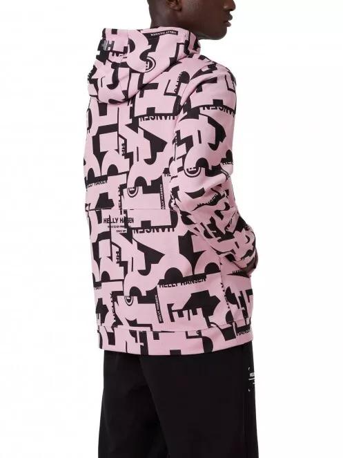 Helly Hansen Move Sweat Hoodie férfi kapucnis pulóver rózsaszín színben 3