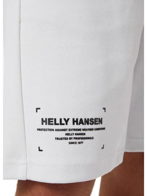 Helly Hansen Move Sweat Shorts férfi rövidnadrág fehér színben 5