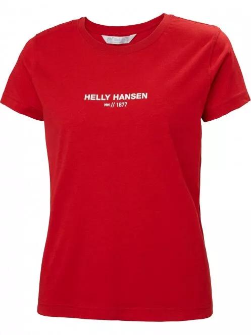 Helly Hansen W Rwb Graphic T-Shirt női rövid ujjú póló piros színben 4