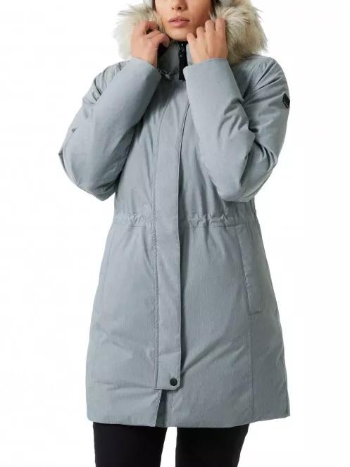 Helly Hansen W Senja Parka női télikabát szürke színben 2