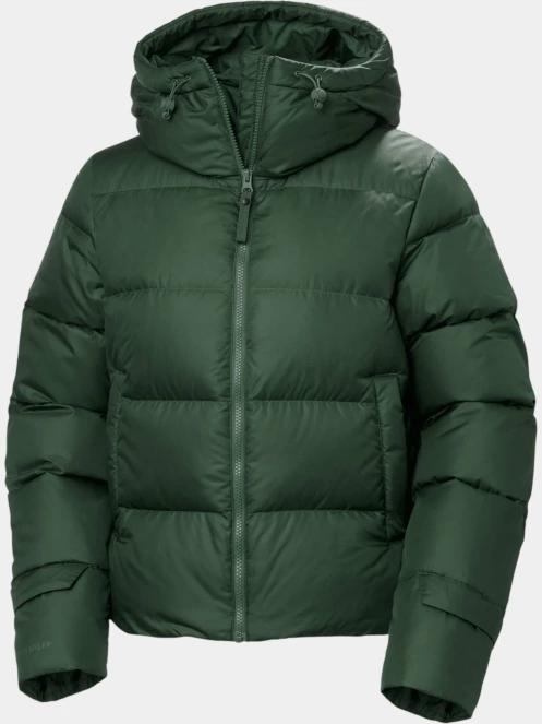 Helly Hansen W Essence Down Jacket női pehelykabát zöld színben 7