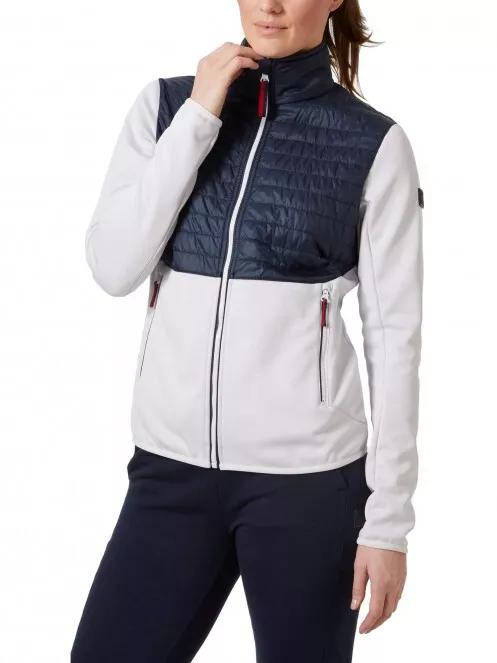 Helly Hansen W Rwb Fleece Hybrid Jacket női utcai kabát fehér színben 2