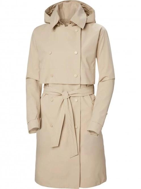 Helly Hansen W Jane Trench női esőkabát homok színben 5