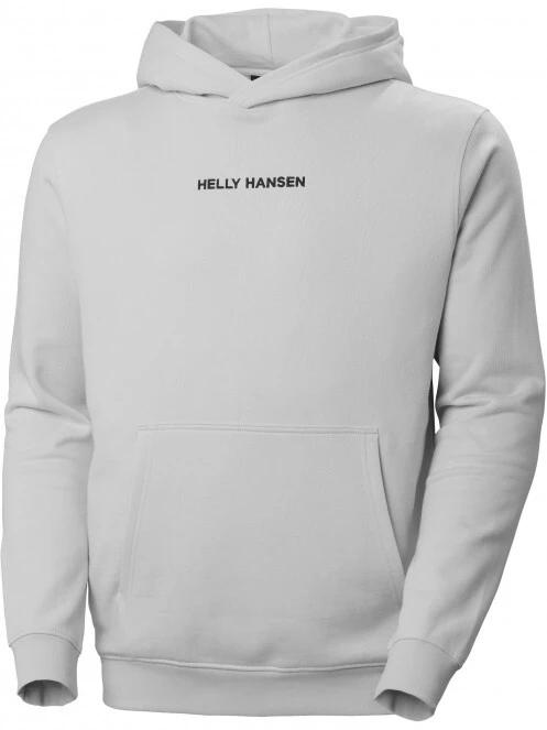 Helly Hansen Core Graphic Sweat Hoodie férfi kapucnis pulóver szürke színben 6