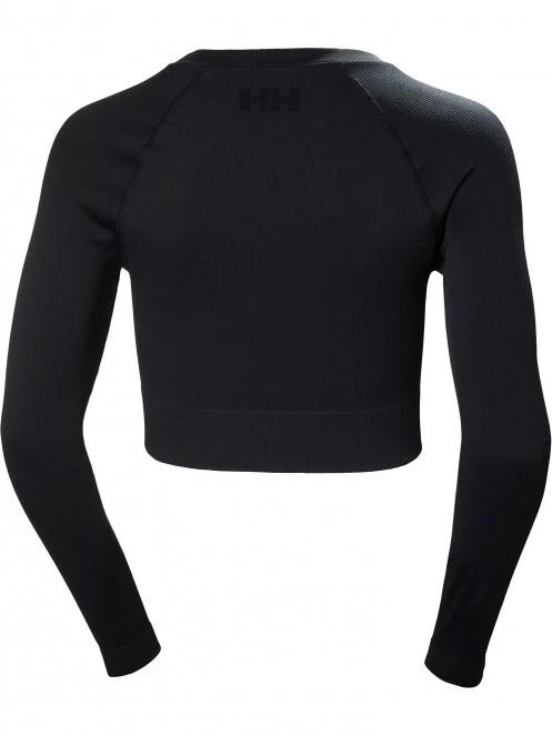 W Allure Seamless Crop Ls Top