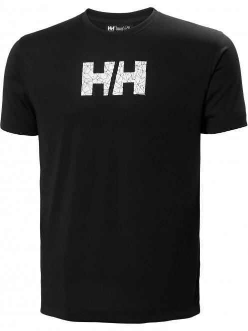 Helly Hansen Fast T-Shirt férfi rövid ujjú póló fekete színben 5
