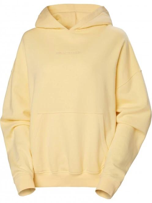 Helly Hansen W Allure Hoodie női kapucnis pulóver sárga színben 4