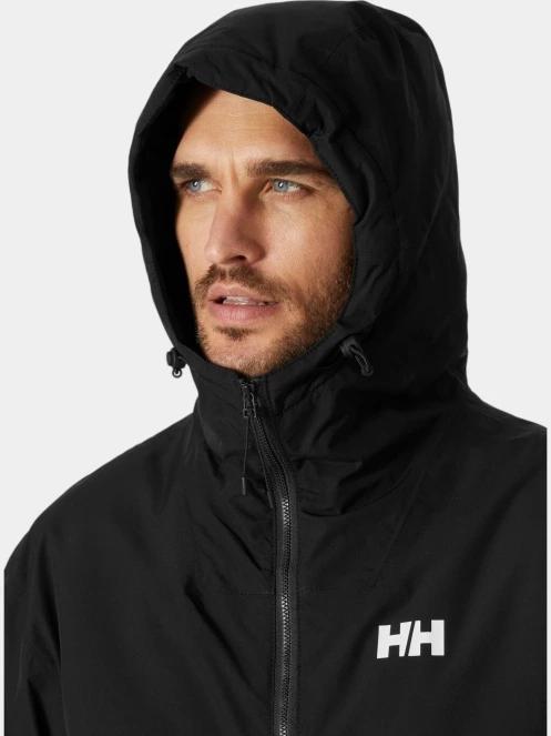 Helly Hansen Ervik Ins Rain Jacket férfi esőkabát fekete színben 4