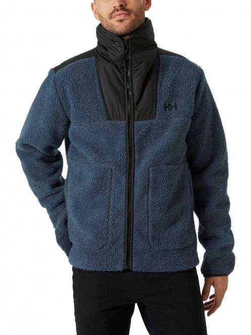 Helly Hansen Explorer Pile Jacket férfi polár pulóver sötétkék színben 2