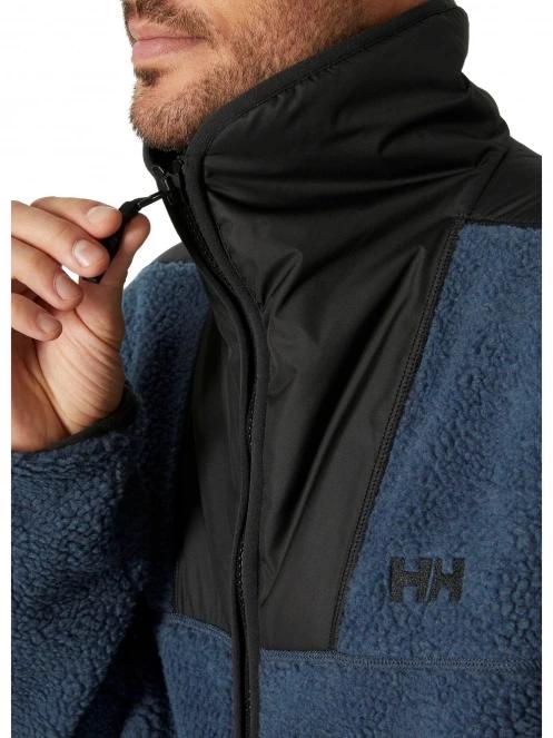 Helly Hansen Explorer Pile Jacket férfi polár pulóver sötétkék színben 4