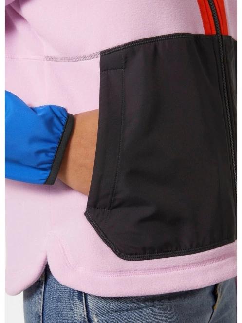 Helly Hansen W Rig Fleece Jacket női polár pulóver lila színben 5