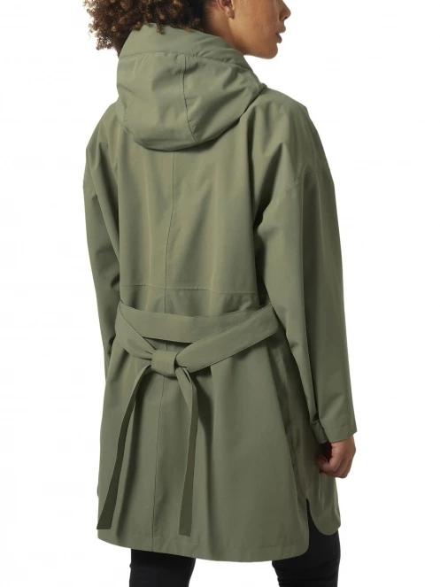 Helly Hansen W Lilja Belted Poncho női esőkabát zöld színben 3