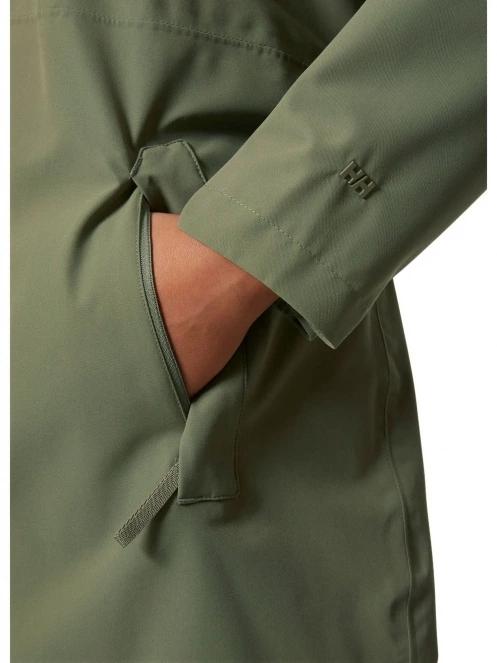 Helly Hansen W Lilja Belted Poncho női esőkabát zöld színben 5