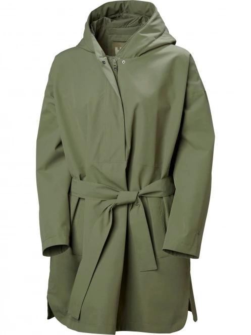 Helly Hansen W Lilja Belted Poncho női esőkabát zöld színben 7