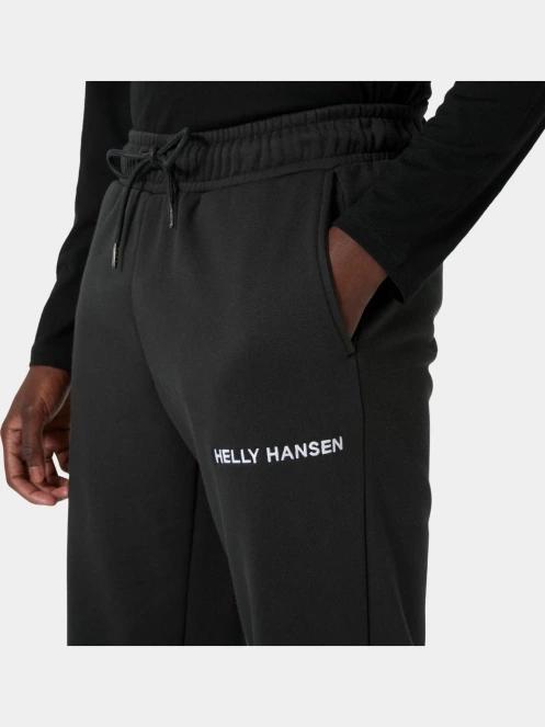 Helly Hansen Cotton Fleece Pant férfi tréning nadrág fekete színben 4