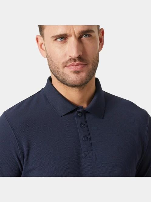 Helly Hansen Crewline Polo férfi galléros póló sötétkék színben 5