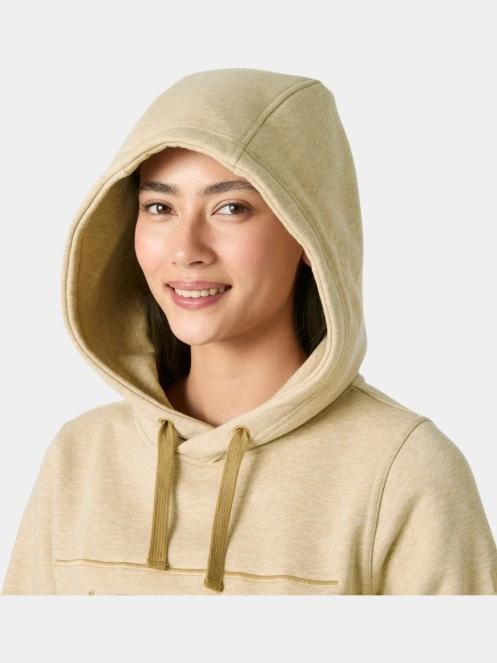 Helly Hansen W Elevate Hoodie női kapucnis pulóver barna színben 5