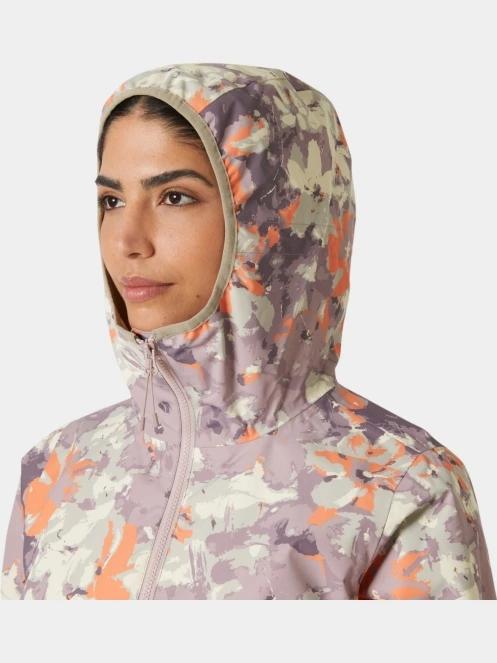 Helly Hansen W Graphic Rain Jacket női esőkabát lila színben 5