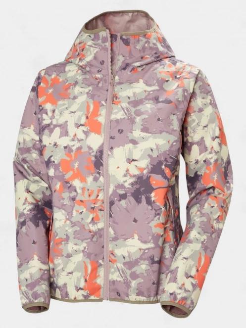 Helly Hansen W Graphic Rain Jacket női esőkabát lila színben 6