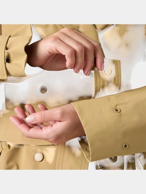Helly Hansen W Avenue Ins Long Trench Coat női ballonkabát barna színben 5
