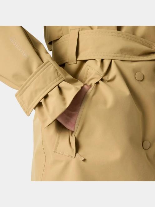 Helly Hansen W Avenue Ins Long Trench Coat női ballonkabát barna színben 6