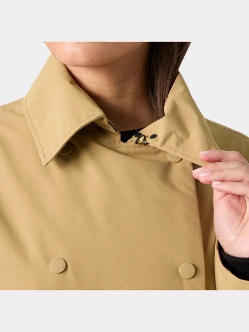Helly Hansen W Avenue Ins Long Trench Coat női ballonkabát barna színben 8