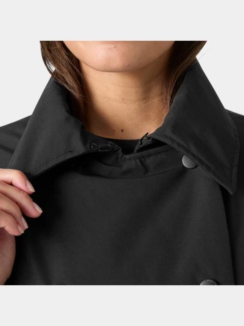 Helly Hansen W Avenue Ins Long Trench Coat női ballonkabát fekete színben 4